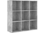 Syfax™ Libreria Grigio Cemento 98X29X97,5 Cm In Legno Multistrato