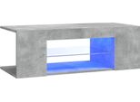 Syfax™ Mobile Porta Tv Con Luci Led Grigio Cemento 90X39X30 Cm