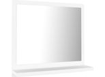 Syfax™ Specchio Da Bagno Bianco 40X10,5X37 Cm In Legno Multistrato