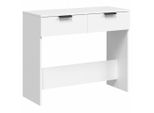 Syfax™ Tavolino Da Salotto Bianco 90X36X75 Cm In Legno Multistrato