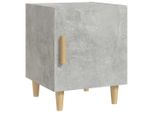 Syfax™ Comodino Grigio Cemento In Legno Multistrato