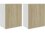 Syfax™ Mobili Pensili “Lyon” 2 Pz Rovere Sonoma 50X31X60 Cm