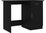 Syfax™ Scrivania Nera 100X50X76 Cm In Legno Multistrato