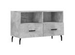 Syfax™ Mobile Per Tv Grigio Cemento 80X36X50 Cm Legno Multistrato