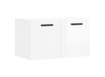 Syfax™ Armadietto A Muro Bianco Lucido 60X36,5X35 Cm Legno Multistrato