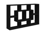 Syfax™ Scaffale A Parete Nero 85X16X52,5 Cm In Legno Multistrato