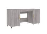 Syfax™ Scrivania Grigio Sonoma 140X50X75 Cm In Legno Multistrato