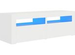 Syfax™ Mobile Porta Tv Con Luci Led Bianco 120X35X40 Cm