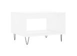 Syfax™ Tavolino Da Salotto Bianco 60X50X40 Cm In Legno Multistrato