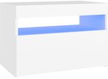 Syfax™ Mobile Porta Tv Con Luci Led Bianco 60X35X40 Cm