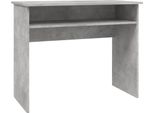 Syfax™ Scrivania Grigio Cemento 90X50X74 Cm In Legno Multistrato