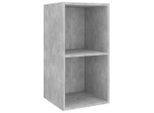 Syfax™ Mobile Tv Da Parete Grigio Cemento 37X37X72Cm Legno Multistrato