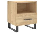 Syfax™ Comodino Rovere Sonoma 40X35X47,5 Cm In Legno Multistrato