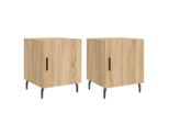 Syfax™ Comodini 2 Pz Rovere Sonoma 40X40X50 Cm In Legno Multistrato