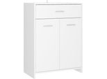 Syfax™ Armadio Da Bagno Bianco 60X33X80 Cm In Legno Tecnico
