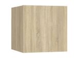 Syfax™ Mobile Porta Tv A Parete Rovere Sonoma 30,5X30X30 Cm