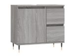 Syfax™ Armadietto Bagno Grigio Sonoma 65X33X60 Cm In Legno Multistrato