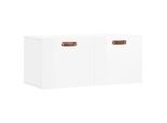 Syfax™ Mobile A Parete Bianco Lucido 80X36,5X35 Cm Legno Multistrato