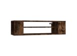 Syfax™ Mobile Tv Pensile Rovere Fumo 100X30X26,5 Cm Legno Multistrato