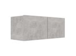 Syfax™ Mobile Porta Tv Grigio Cemento 80X30X30 Cm In Legno Multistrato
