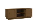 Syfax™ Mobile Porta Tv Ambra 110X35X40,5 Cm In Legno Massello Di Pino