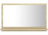Syfax™ Specchio Da Bagno Rovere Sonoma 60X10,5X37 Cm Legno Multistrato