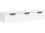 Syfax™ Armadietto A Muro Bianco 102X30X20 Cm In Legno Multistrato