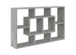Syfax™ Mensola A Muro Grigio Cemento 85X16X52,5Cm In Legno Multistrato