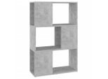 Syfax™ Libreria/Divisorio Grigio Cemento 60X24X94 Cm In Truciolato