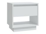 Syfax™ Comodino Bianco 45X34X44 Cm In Truciolato