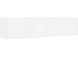 Syfax™ Scaffale Porta Cd A Parete Bianco 75X18X18 Cm In Multistrato