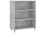 Syfax™ Libreria Grigio Cemento 69,5X32,5X90 Cm In Legno Multistrato