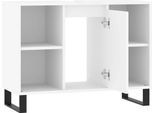 Syfax™ Mobile Da Bagno Bianco 80X33X60 Cm In Legno Multistrato