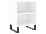 Syfax™ Comodino Bianco 40X30X50 Cm In Legno Multistrato