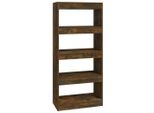 Syfax™ Libreria/Divisorio Rovere Fumo 60X30X135 Cm Legno Multistrato