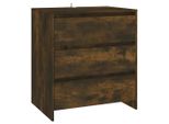 Syfax™ Credenza Rovere Fumo 70X41X75 Cm In Truciolato