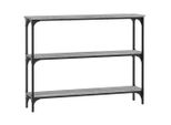 Syfax™ Tavolino Consolle Grigio Sonoma 100X22,5X75Cm Legno Multistrato
