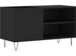 Syfax™ Mobile Porta Dischi Nero 85X38X48 Cm In Legno Multistrato