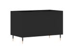 Syfax™ Mobile Porta Dischi Nero 74,5X38X48 Cm In Legno Multistrato