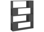 Syfax™ Libreria/Divisorio Grigio 100X24X124 Cm