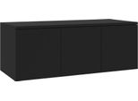 Syfax™ Mobile Porta Tv Nero 80X34X30 Cm In Legno Multistrato