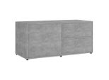 Syfax™ Mobile Porta Tv Grigio Cemento 80X34X36 Cm Legno Multistrato