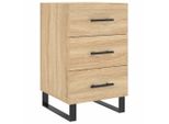 Syfax™ Comodino Rovere Sonoma 40X40X66 Cm In Legno Multistrato