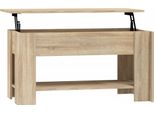 Syfax™ Tavolino Da Salotto Rovere Sonoma 101X49X52Cm Legno Multistrato