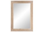 Syfax™ Specchio Da Bagno 50X70 Cm In Legno Massello Di Mango E Vetro