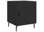 Syfax™ Comodino Nero 40X40X50 Cm In Legno Multistrato