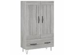Syfax™ Credenza Grigio Sonoma 69,5X31X115 Cm In Legno Multistrato