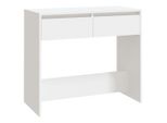 Syfax™ Tavolo Consolle Bianco 89X41X76,5 Cm In Acciaio