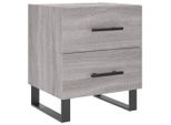 Syfax™ Comodino Grigio Sonoma 40X35X47,5 Cm In Legno Multistrato