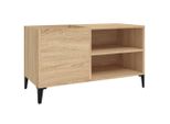 Syfax™ Mobile Porta Dischi Rovere Sonoma 84,5X38X48 Legno Multistrato